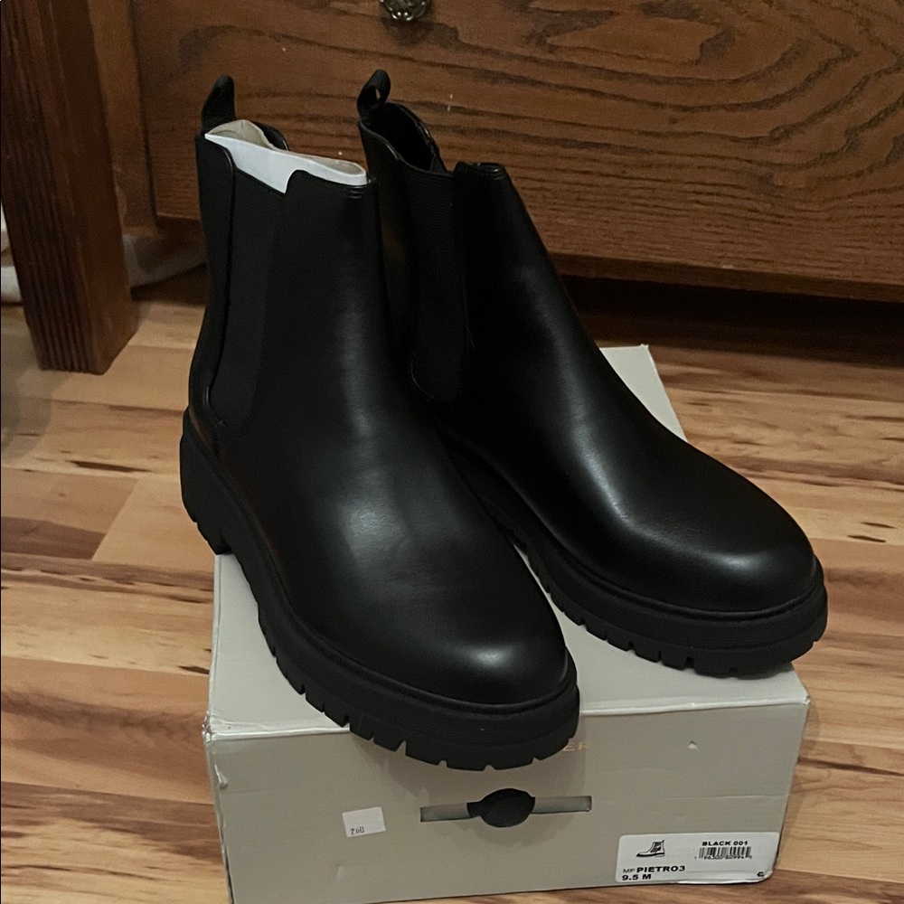 Marc Fisher Black Ankle Boots
